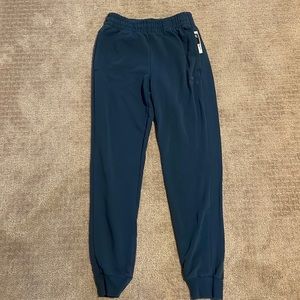 Adidas adult small sweatpants blue